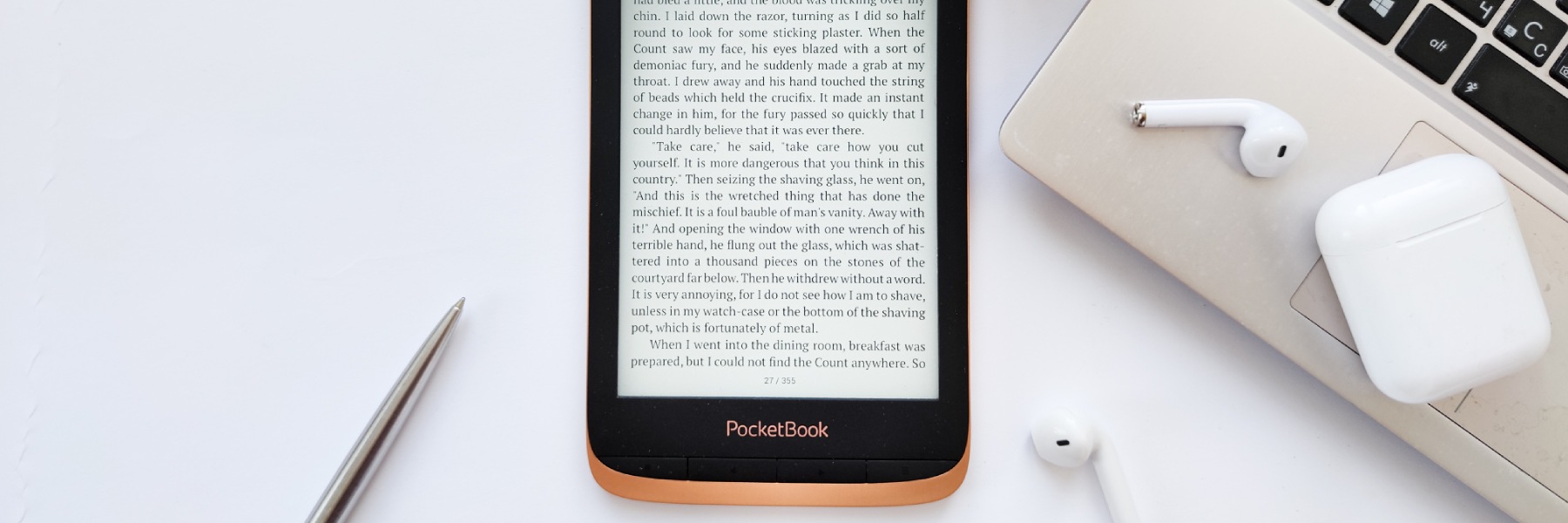 Audioknihy ve vaší čtečce PocketBook: nejlepší elektronické čtečky s podporou audia
