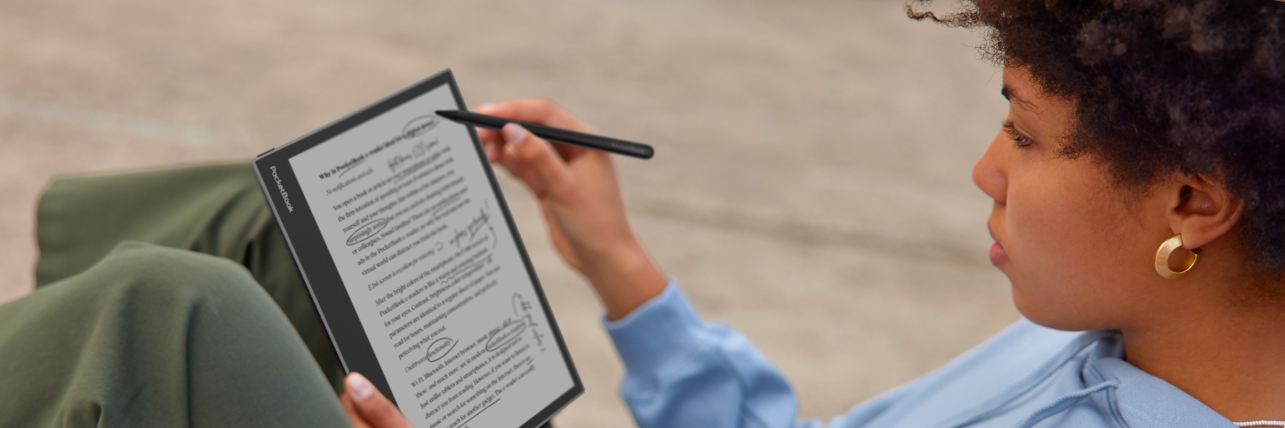 Rozpoznávání textu u čtečky PocketBook InkPad Eo: převádějte ručně psané poznámky na text pomocí funkce OCR